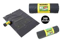 300 Komo Vuilniszakken - Trekband 60 liter