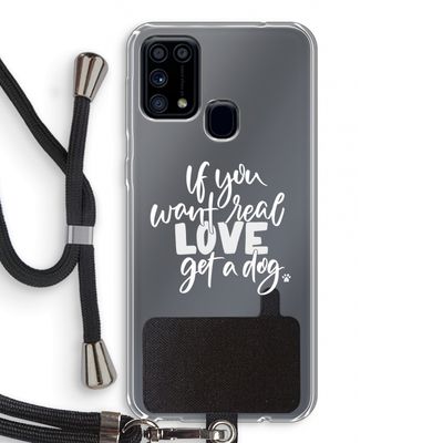 Partner in crime: Samsung Galaxy M31 Transparant Hoesje met koord