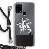 Partner in crime: Samsung Galaxy M31 Transparant Hoesje met koord