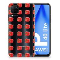 Huawei P40 Lite | Siliconen Case | Paprika Red