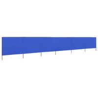 The Living Store Inklapbaar Windscherm - 800 x 160 cm - Azuurblauw