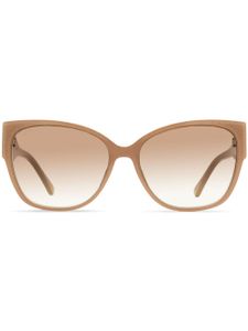 Jimmy Choo Eyewear lunettes de soleil Shay à monture oversize - Tons neutres