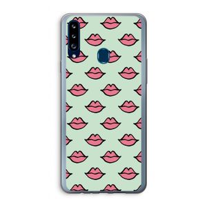 Lipjes: Samsung Galaxy A20s Transparant Hoesje
