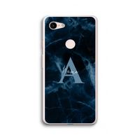 Midnight Marble: Google Pixel 3 XL Transparant Hoesje