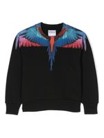 Marcelo Burlon County Of Milan Kids sweat Icon Wings en coton - Noir