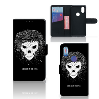 Telefoonhoesje met Naam Xiaomi Mi Mix 2s Skull Hair - thumbnail