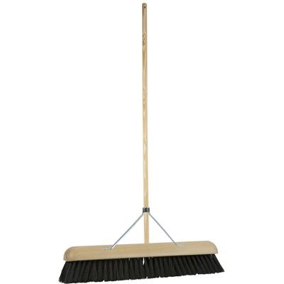 Binnenbezem - FSC hout - paardenhaar - zacht - 60 x 130 cm