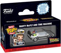 Back to the Future Funko Bitty Pop! Rides: Marty McFly and Time Machine