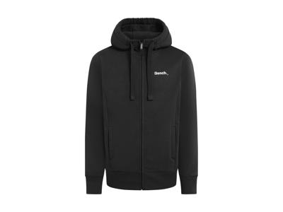 BENCH Heren hoodie of vest (zwart (sweatjack), XL)