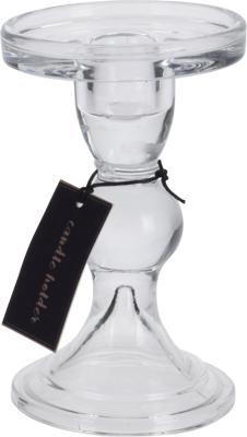 Kandelaar Glas 8X13Cm - Nampook