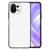 Backcase Xiaomi 11 Lite 5G NE | Mi 11 Lite Telefoon Hoesje Zwart/wit - thumbnail