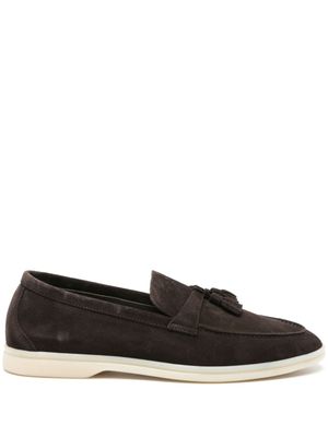 Scarosso mocassins en daim à glands - Marron