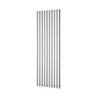 Plieger Designradiator Trento 1357 Watt Middenaansluiting 180x59 cm Antraciet Metallic