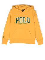 POLO RALPH LAUREN KIDS hoodie à logo brodé - Jaune - thumbnail