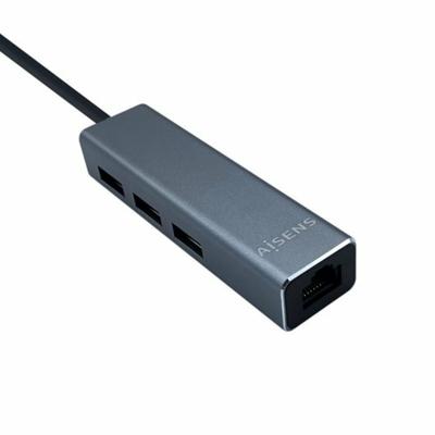 USB-HUB Aisens A106-0401 Grijs (1 Stuks)