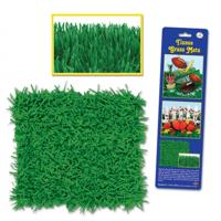 Decoratie grasmatten - 2x st - 38 x 76 cm - papier - hobby/knutselen - Paasversiering