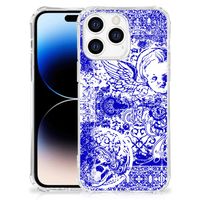 Extreme Case Apple iPhone 14 Pro Max Angel Skull Blauw