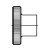TOOLCRAFT 1060879 Kartelmoeren M6 DIN 466 RVS 25 stuk(s) - thumbnail