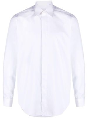 Xacus chemise en coton à col pointu - Blanc
