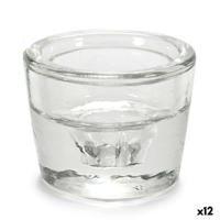 Kaarshouder Gift Decor Transparant Glas 6 x 4,3 x 6 cm (12 Stuks)
