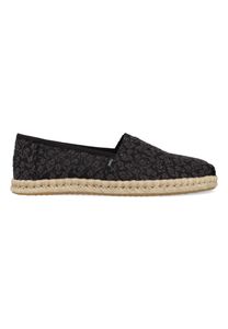 Toms Alpargata Rope Floral Lace 10019818 Zwart-36 maat 36