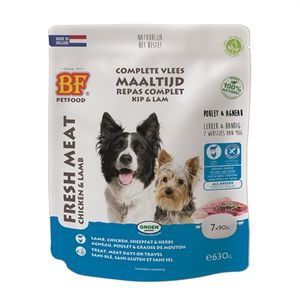 Bf Petfood Biofood vleesvoeding lam worst