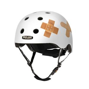 Melon Helm Urban Active Plastered White M-L