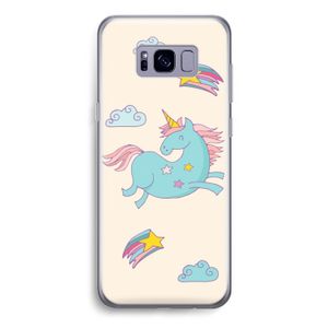 Vliegende eenhoorn: Samsung Galaxy S8 Transparant Hoesje