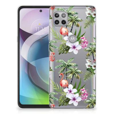 Motorola Moto G 5G | TPU Hoesje | Flamingo Palms
