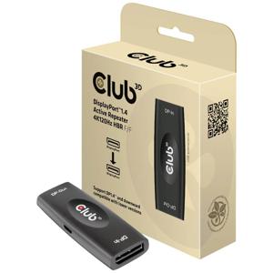 club3D CAC-1007 DisplayPort Adapter [1x DisplayPort bus - 1x DisplayPort bus] Zwart