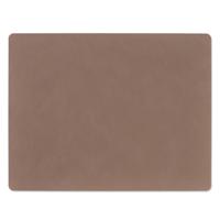 LIND DNA - Dinner Mat Square - Placemat 35x45cm Nupo Truffle