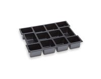 L-BOXX Verdeler voor kleine delen | B404xD312xH61 mm polystyreen | met 12 bakken | zwart | 1 stuk - 1000010126 1000010126