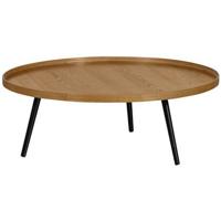 WOOOD Mesa Salontafel H 36 x Ø 100 cm - Naturel