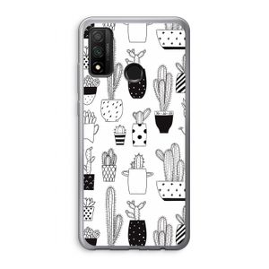 Cactusmotief: Huawei P Smart (2020) Transparant Hoesje