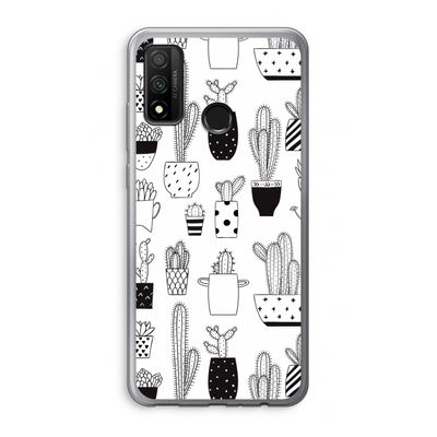 Cactusmotief: Huawei P Smart (2020) Transparant Hoesje
