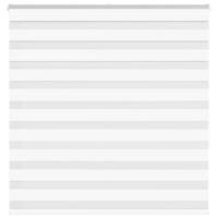 VidaXL Zebra rolgordijn 150x150 cm stofbreedte 145,9cm polyester wit