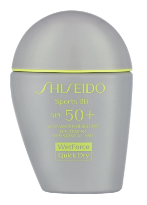 Shiseido Sports BB Wetforce Quick Dry SPF50+ - Medium Dark Zonbescherming 30 ml