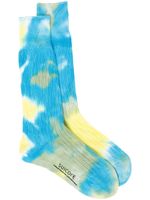 Suicoke chaussettes à motif tie dye - Bleu - thumbnail