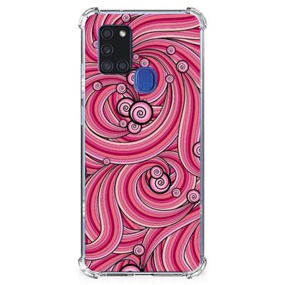 Samsung Galaxy A21s Back Cover Swirl Pink Samsung Galaxy A21s Back Cover Swirl Pink