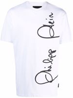 Philipp Plein t-shirt à logo Signature - Blanc - thumbnail