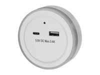 LIVARNO home LED-nachtlampje (met helderheidssensor & USB-poort)