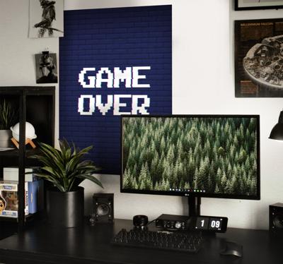 Gaming poster game over