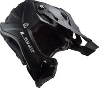 LS2 crosshelm "mx700 subverter evo noir", uitneembaar en wasbaar, ademend en hypoallergeen.