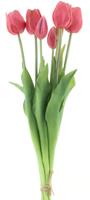PSO Classic Tulip Bundle Tulp Duchesse x7 beauty 47 cm kunstbloemen - Buitengewoon de boet