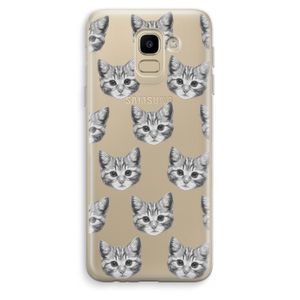 Kitten: Samsung Galaxy J6 (2018) Transparant Hoesje