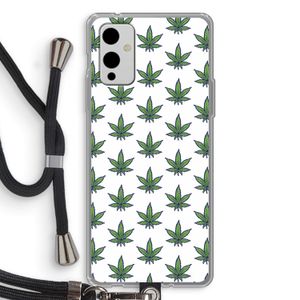 Weed: OnePlus 9 Transparant Hoesje met koord