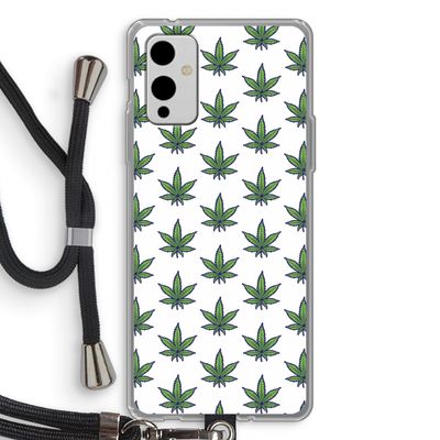 Weed: OnePlus 9 Transparant Hoesje met koord