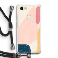 Saturday Flow: Pixel 3 Transparant Hoesje met koord