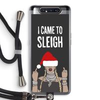 Came To Sleigh: Samsung Galaxy A80 Transparant Hoesje met koord