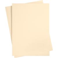 Creativ Company Gekleurd karton, a2, vel 420x594 mm, 180 gr, licht beige, 10 vel/ 1 doos